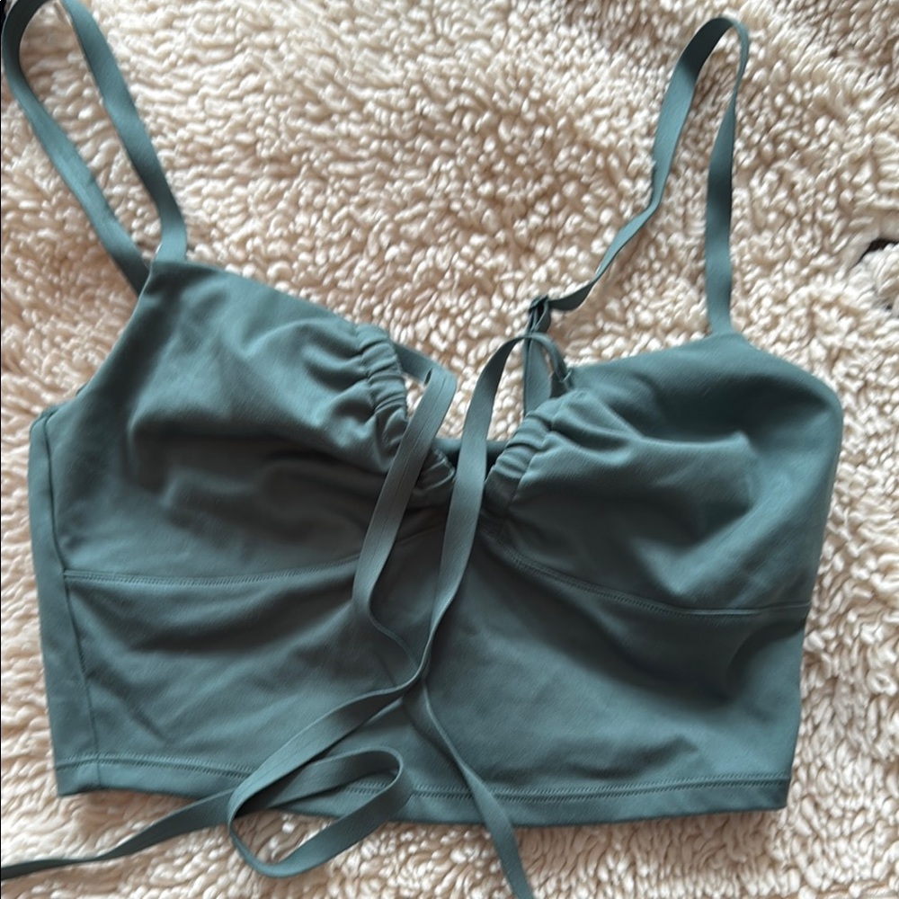 Elegant Teal Crop Top for Women